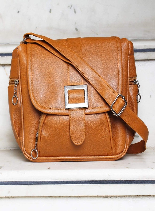 Spike Women's Sling Bag (Tan) - Image 3